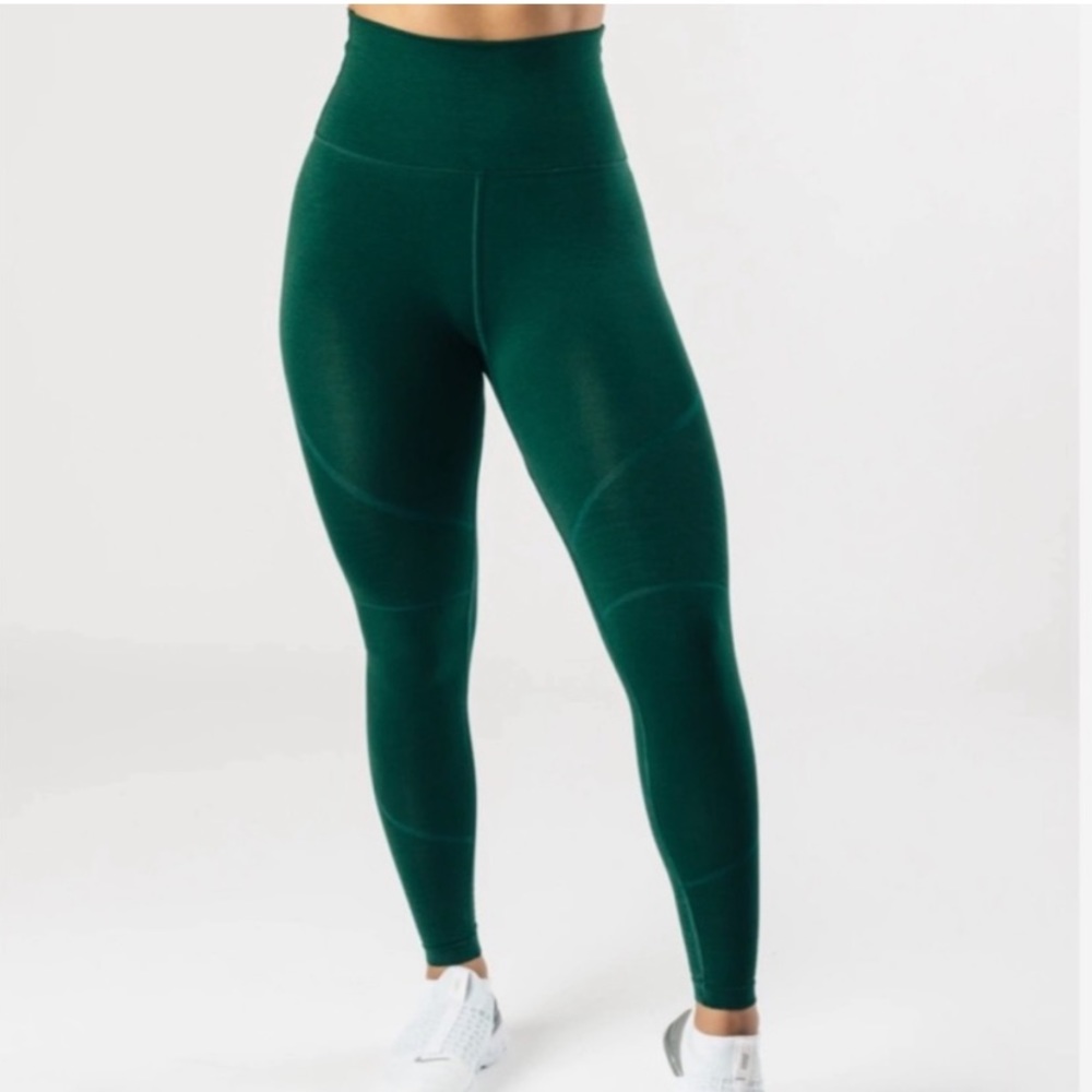 Alphalete OG revival leggings darkest pine M